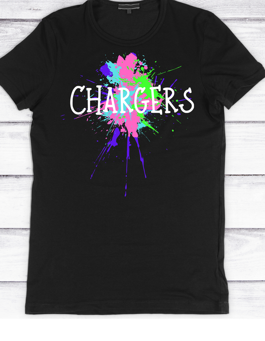 Chargers Splatter Spirit Wear