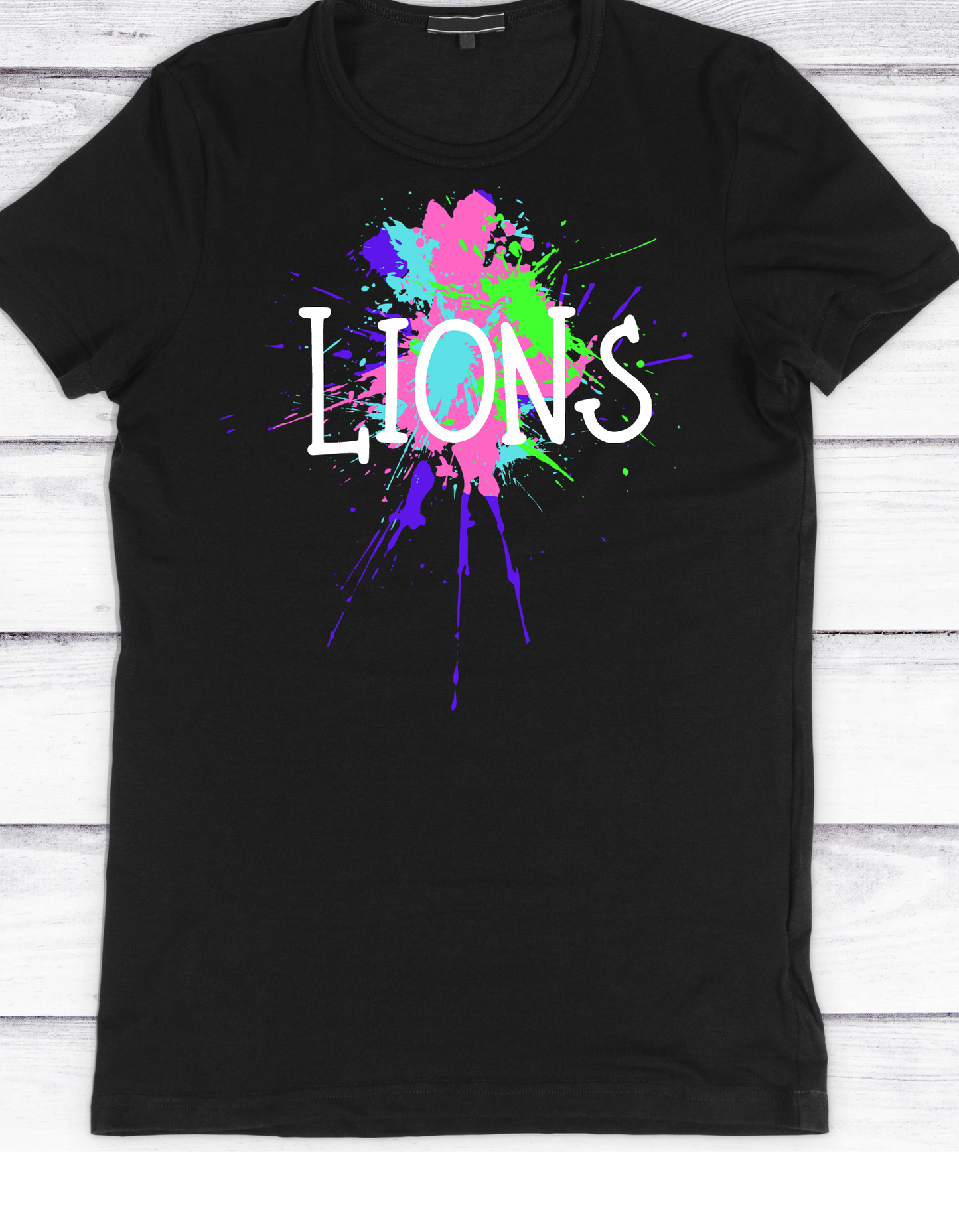 Lions Splatter Spirit Wear