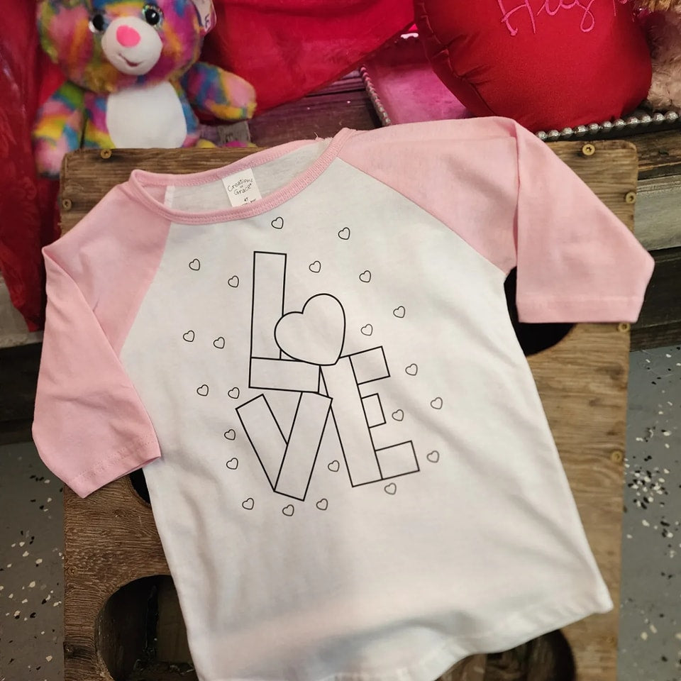 Love Coloring Shirt