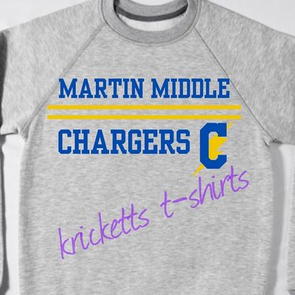 Martin Middle Chargers College Tour- Sweatshirt