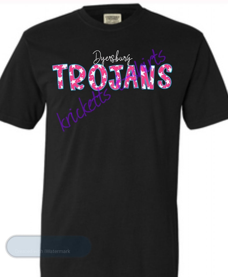 Trojans Pink Stars