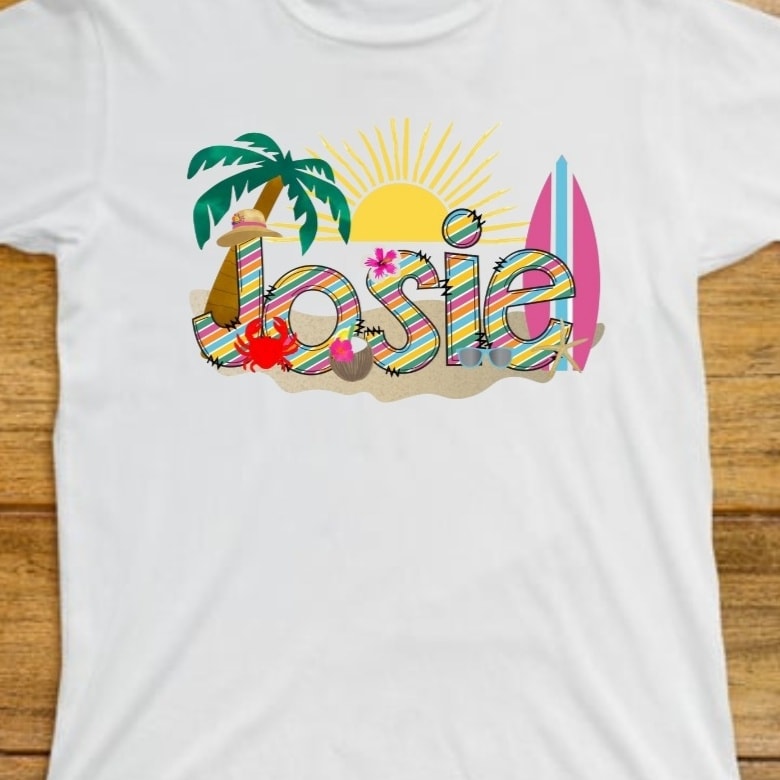 Personalized Beach Sunrise-Josie